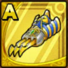 ドラクエタクトの物理威力盛りツメのそうびおうごんのつめ」のアイコン